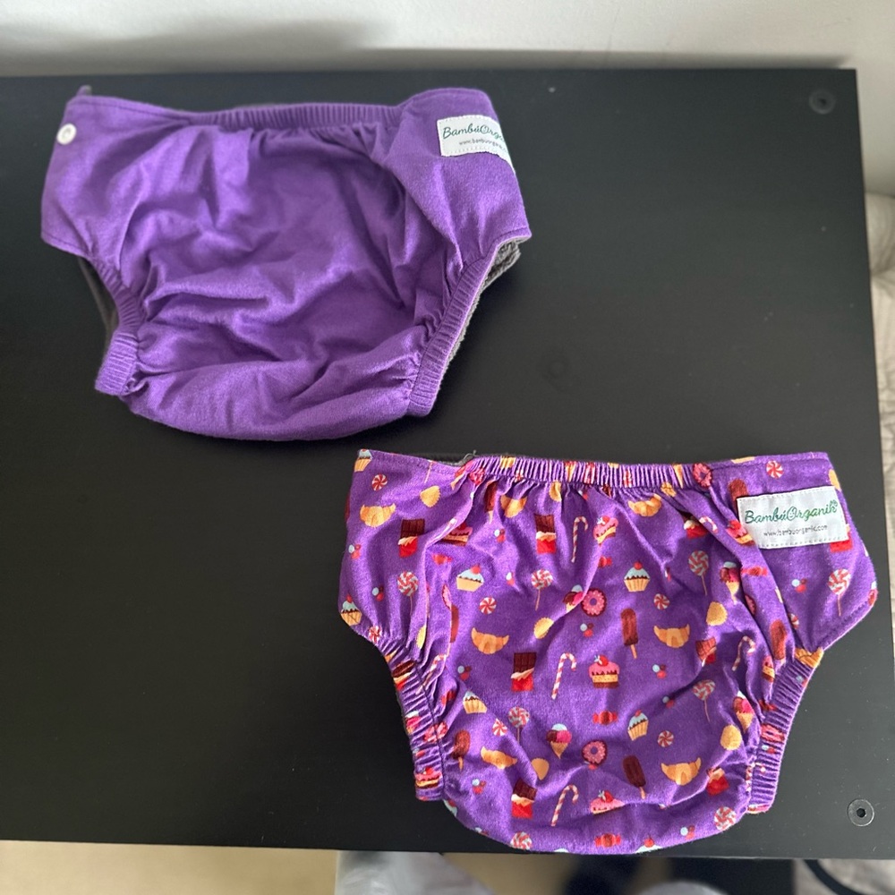 Bambu Organik cloth diaper lot with wet